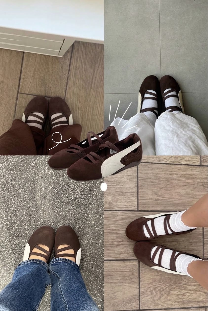 Cloud Hybrid Sneaker (suede brown + cream)