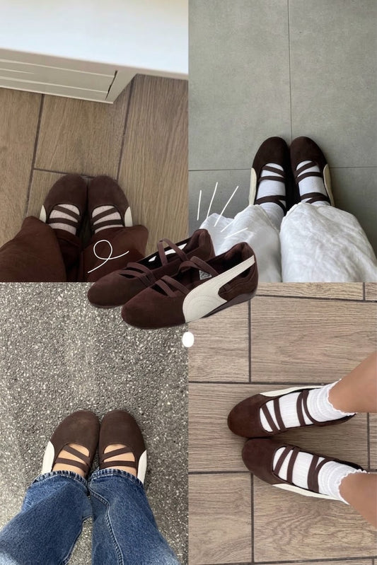 Cloud Hybrid Sneaker (suede brown + cream)
